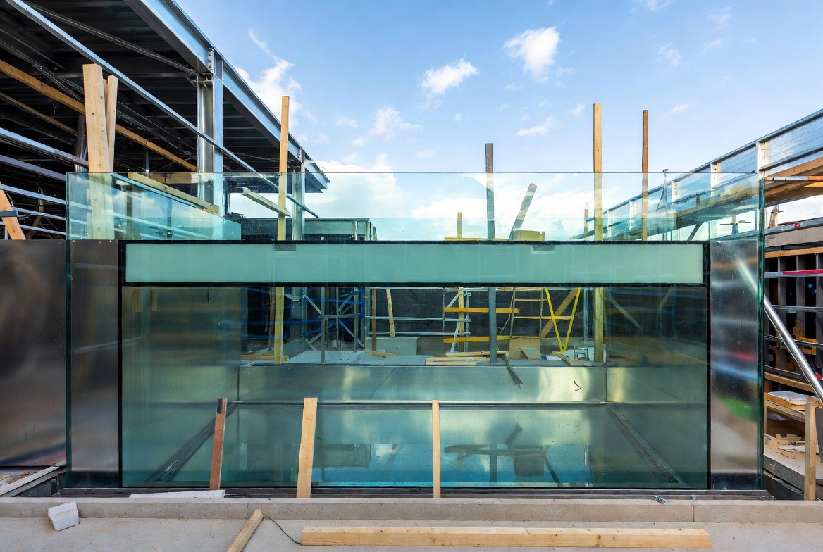 ساخت و نصب سازه شیشه‌ای